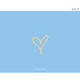 Blue Big Thanks Foldover Note Cards Image 2 of 2